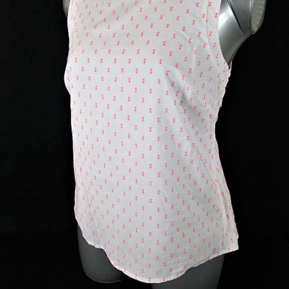 VINEYARD VINES WOMENS Sz 6 PLEATED BACK TOP (U)E1 - Picture 3 of 7
